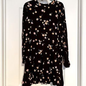 Popsugar Knee Length Long Sleeve Dress